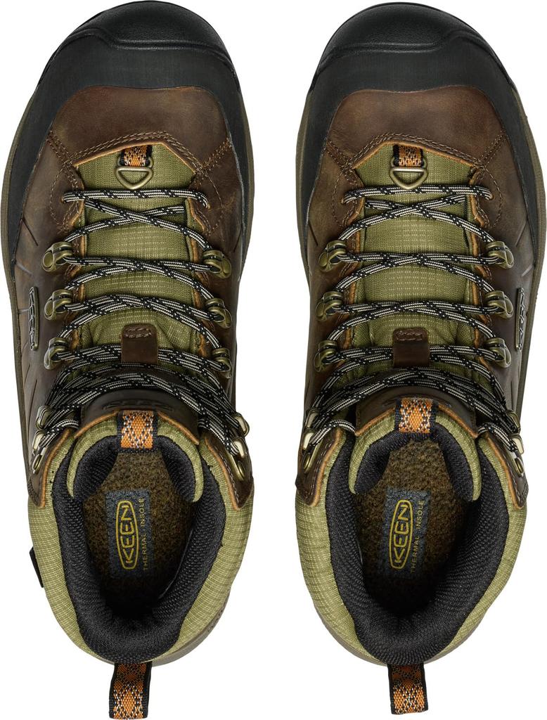 KEEN REVEL IV MID Polar Size cm Men's Boots, Bison/Orange Pepper, 27.0
