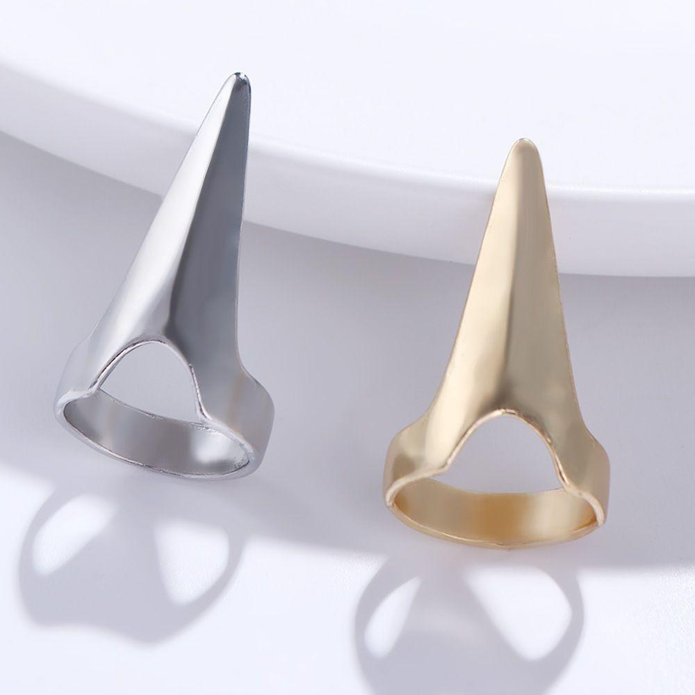 5 Pcs/Set Retro Halloween Punk Cool Rock Gothic Talon Nail Finger Claw Spike Rings Jewelry Party Magic Cosplay Gift