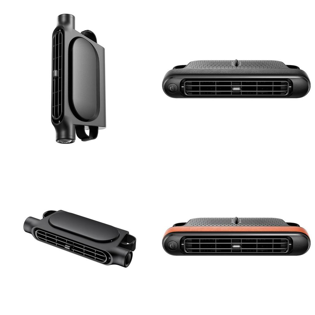 Auto-Ventilator USB-wiederaufladbar Dual-Turbo ABS-Kühlventilator für Komfort auf dem Rücksitz