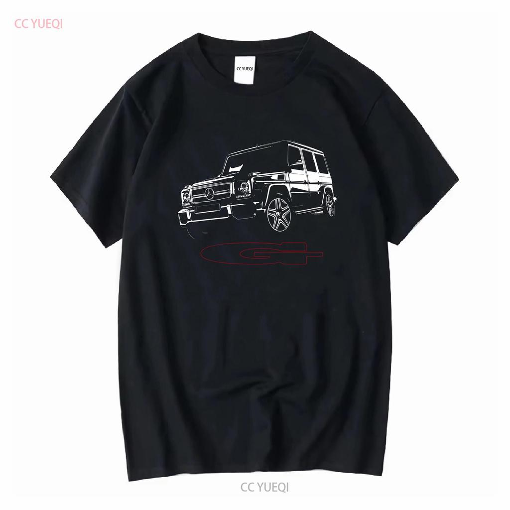 Luxury SUV T Shirt for G Class W463 fans long or short sleeves vintage Washed homme graphic Soft Slightly Top For Everyday Wear