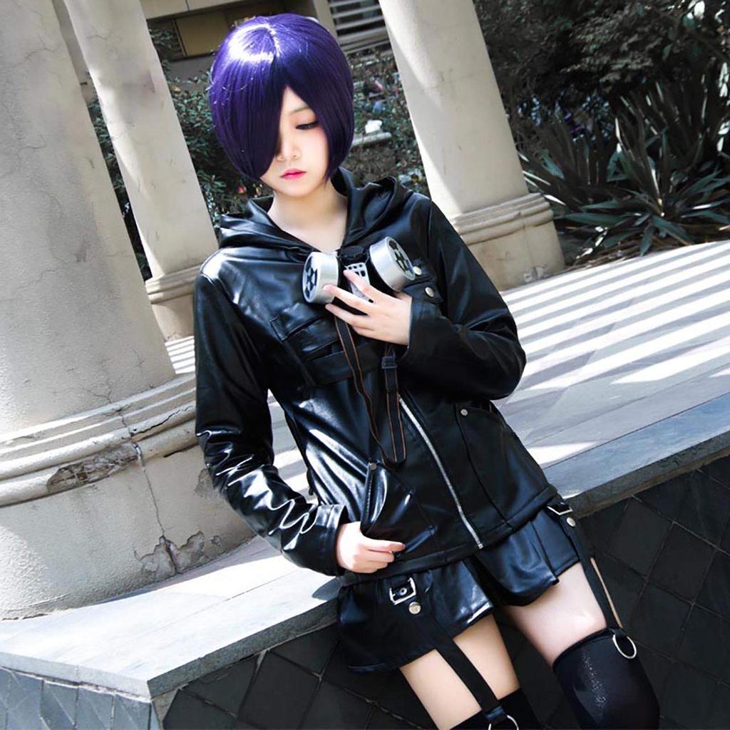 [Milky Time] Tokyo Ghoul Kirishima Touka Cosplay Costume (Medium) with Wig