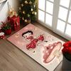 1pc Office Printed Area Carpet, Betty Boop Rug, Home Sofa Chair Mat For Christmas and Halloween Décor