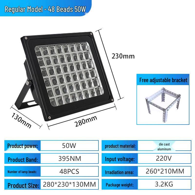UV High-Power LED Curing Lamp for Resin and Ink
