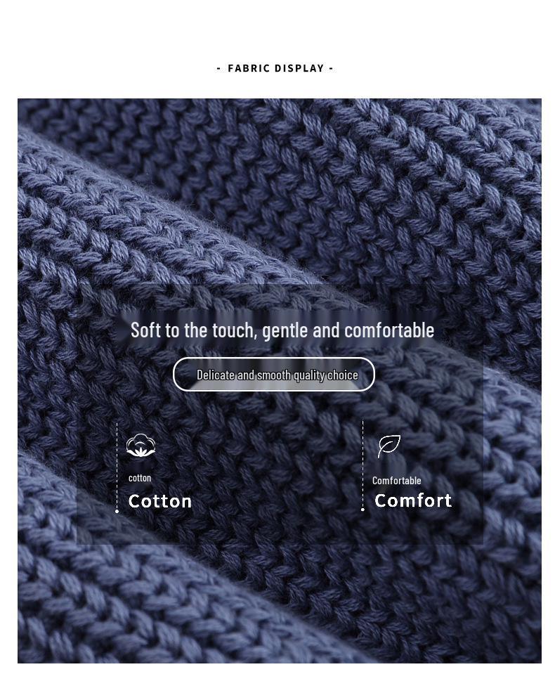 Infant Crew Neck Knit Sweater for Boys & Girls - Toddler Wool Pullover for All Seasons