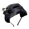 Fascinator Headband Hat for Women Halloween Headwearear with Beaded Hair Accessory Headpiece Hair Decoration for Party