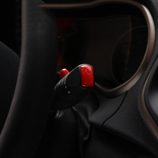 For Jeep Cherokee 2014-2022 Fiery Red Steering Wheel Control Lever Cover Trim