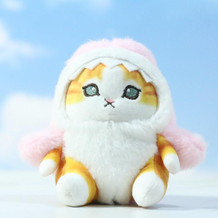 

Плюшевый брелок в виде кошачьей акулы, украшенный ультрамягким ПП-хлопком для снятия стресса розовый