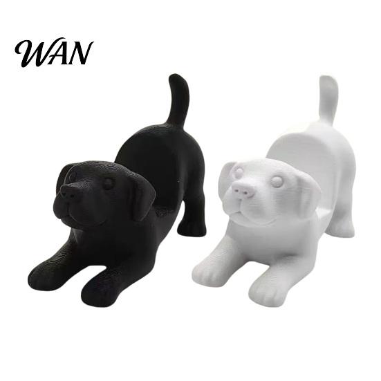 PLA Plastic Phone Holder Puppy Cell Holder, Decorative Smartphone Mount, Mobile Hand Free Movie Watching Stand Ornament for Office Table Home