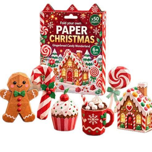 Exquisite And Practical Innovative 3D Diy Paper Christmas Diy Christmas Origami Set