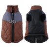 Winter Dog Jacket For Small Medium Dogs Cats Reflective Plaid Puppy Clothes With D-Ring Chihuahua Yorkies Waistcoat Pet Costumes