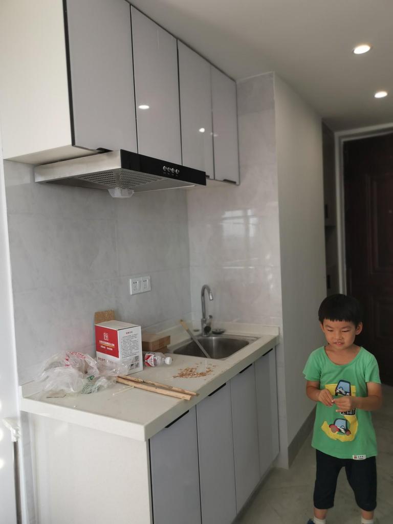 Compact 60-70cm Euro Style Top-Mount Range Hood with Large Suction for Small Apartments.