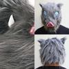 Demon Slayer Halloween Kimetsu No Yaiba Hashibira Inosuke Pig Cosplay Mask Cos