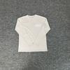 Corteiz Mens Oversized Cotton Long Sleeve Tee With Letter Print - Casual Streetwear Round Neck T-Shirt Fall