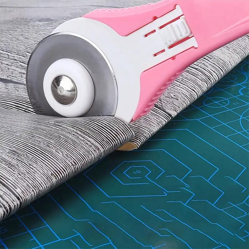 28mm /45mm Rotary Cutter Patchwork Roller Wheel Round Knife With Scale Leather Craft Fabrics Cloth Cutting Tailor Tools