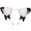 Catgirl Dress Up Cosplay Set With Cats Ear Headband Lace Collar Necklace Gloves and Sock for Women Girls Cosplay Party