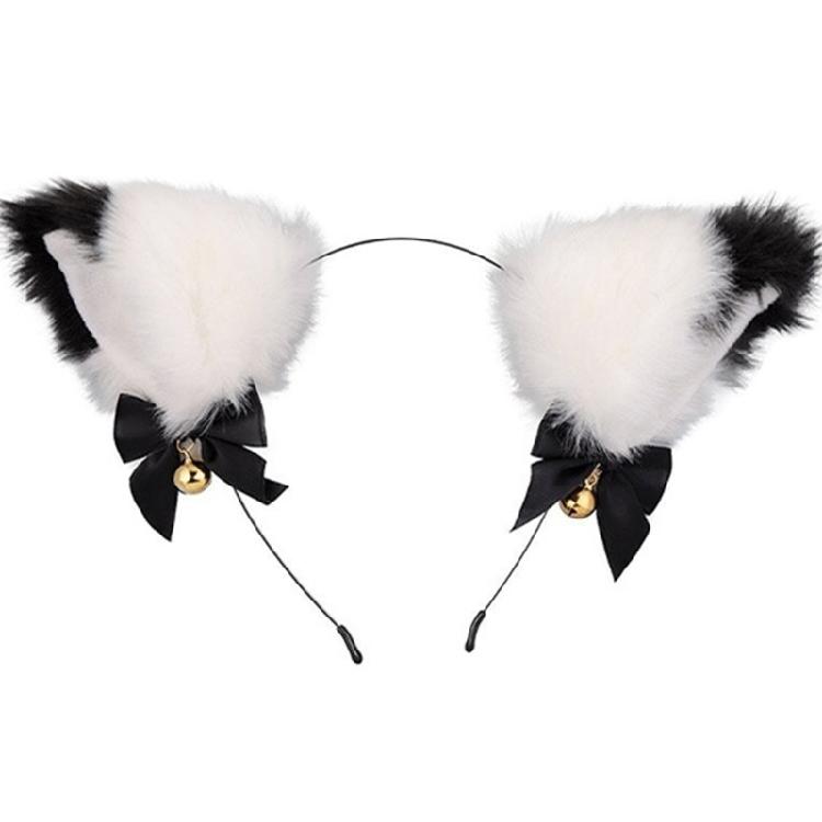 Catgirl Dress Up Cosplay Set With Cats Ear Headband Lace Collar Necklace Gloves and Sock for Women Girls Cosplay Party