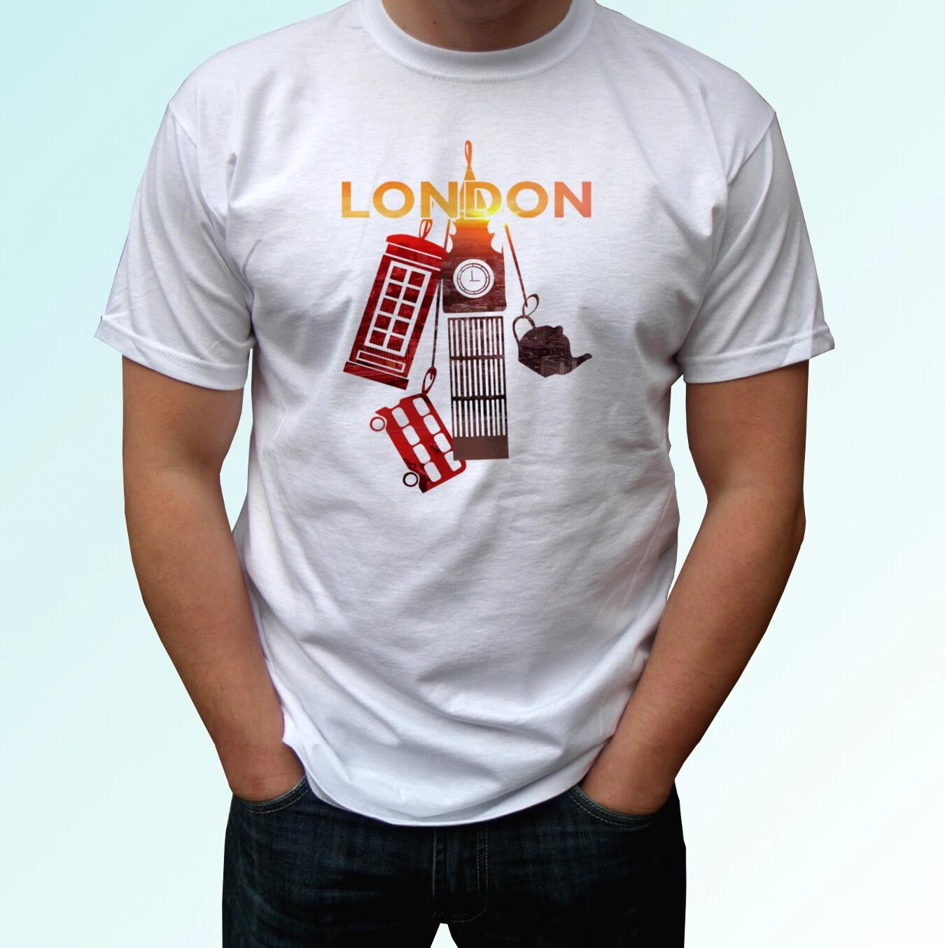 

London city white kids boys T-Shirt holiday top england tee s s kids baby sizes 150