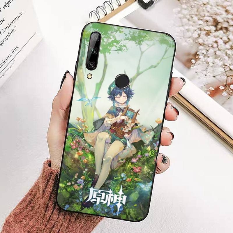 

Genshin Impact Venti Phone Case for Redmi 8 9 9A for Samsung J5 J6 Note9 for Huawei NOVA3E Mate20lite cover SamsungNote10Pro