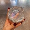 Elegant Rhinestone Glass Ashtray - Perfect for Home or Office