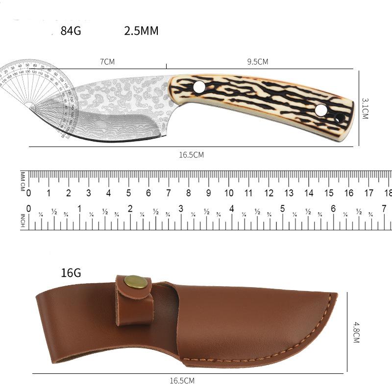 Geschmiedetes Fischmesser, Chef-Ausbeinmesser, Fleischerbeil, verdicktes Metzgermesser, Kochmesser