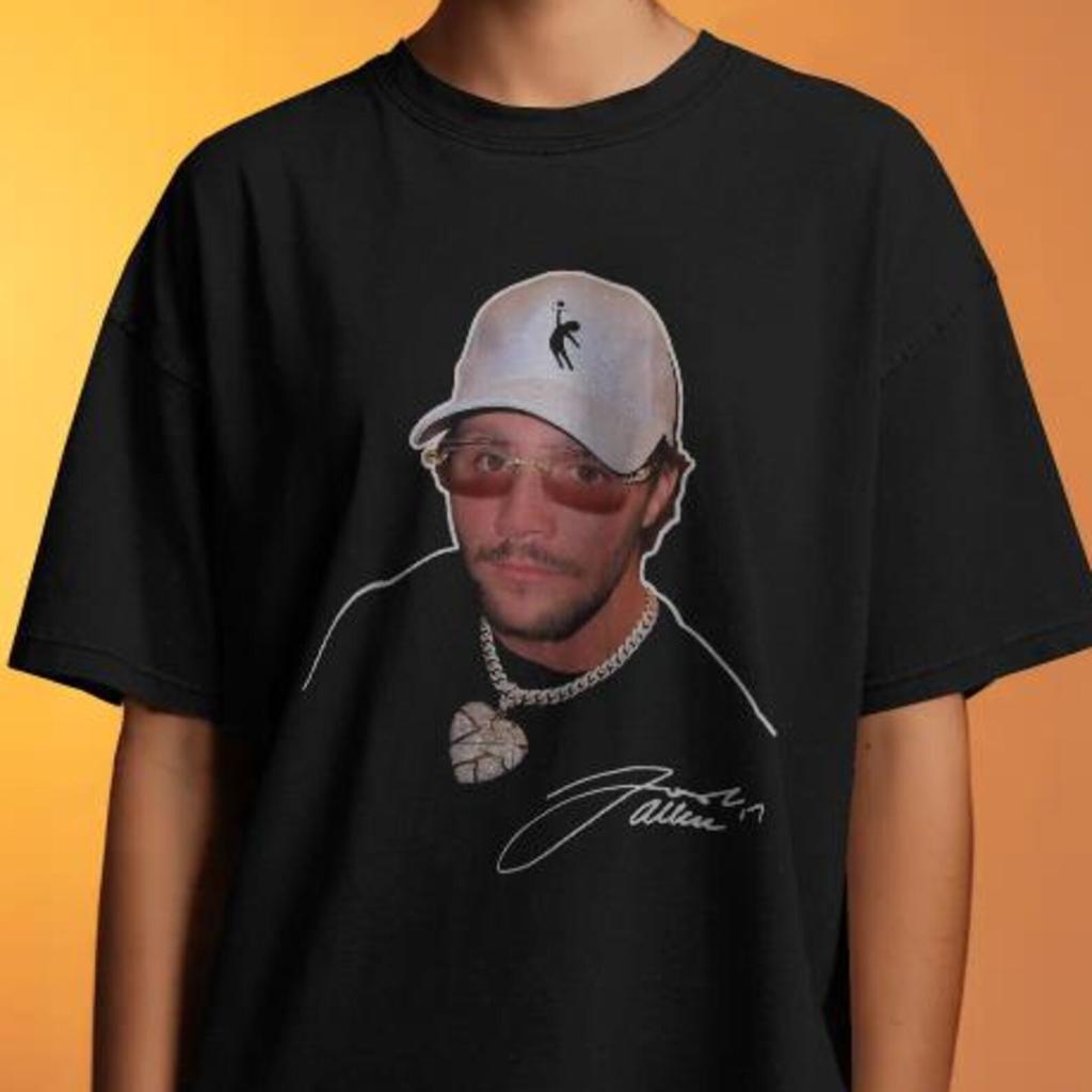 Comfort Colors Josh Allen T-shirt, Matchdag Fotbolls-Tee
