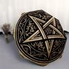 Pentagram Symbol  Umbrella, Portable 3-Fold Umbrella for Men & Women,
