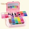 Kids Makeup Kit Washable Real Cosmetic Set Parent-child Makeup Set Princess Dress Up Kit for Christmas Birthday Girls 7-14 Years Old