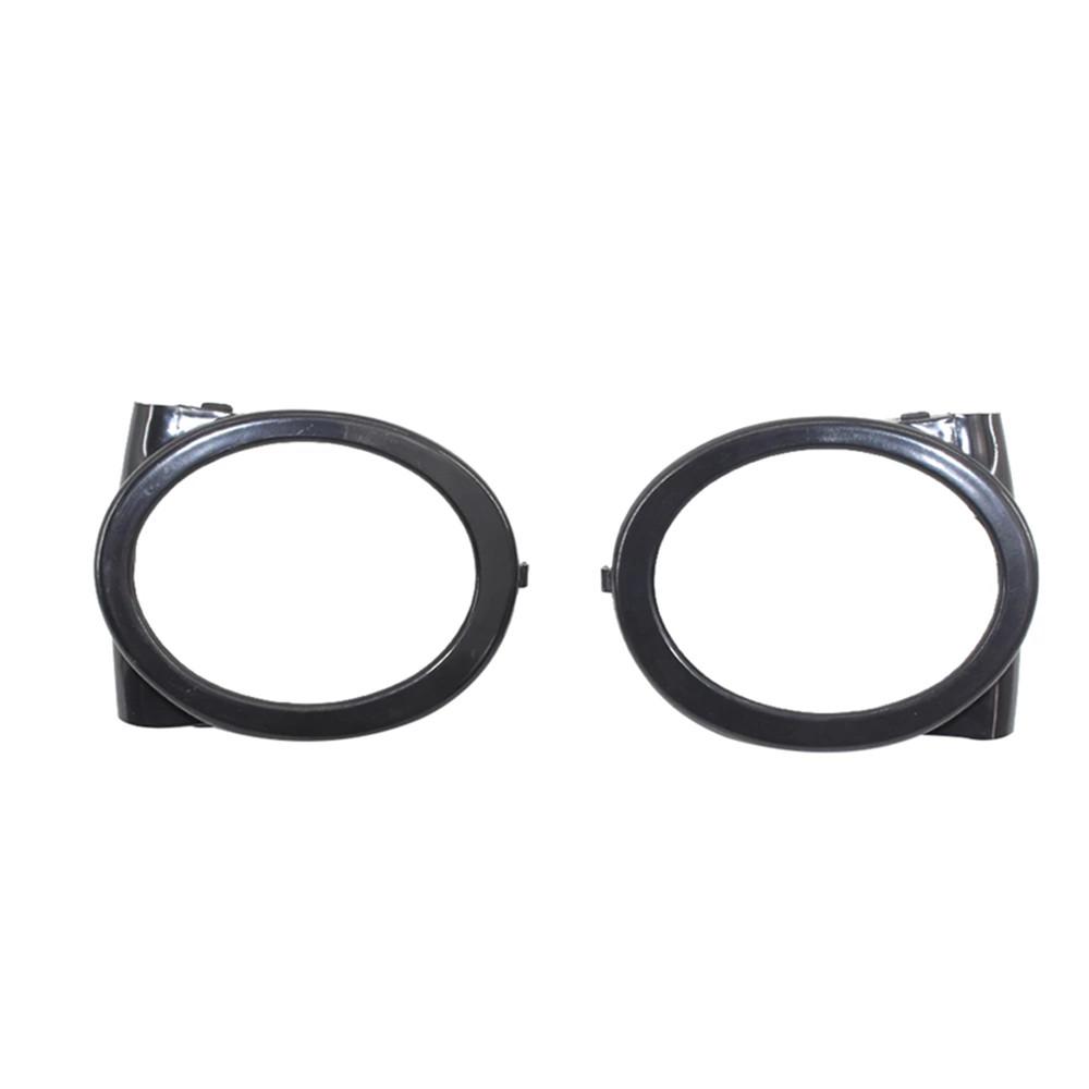 2Pcs LH+RH Fog Light Cover Trim For 00-06 BMW E46 3 Series M3 Style Front Bumper