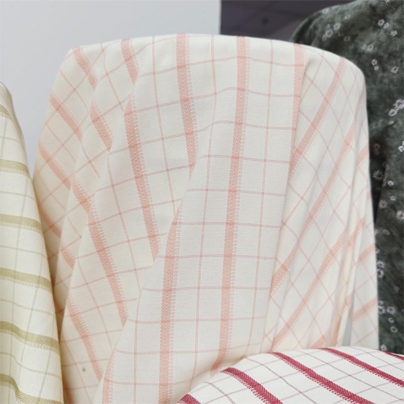 

Printed Striped Polyester-Cotton Blend Fabric Designer Craft Material for Making Dress Shirt Kids Clothing DIY Hair Accessories 100x145cm