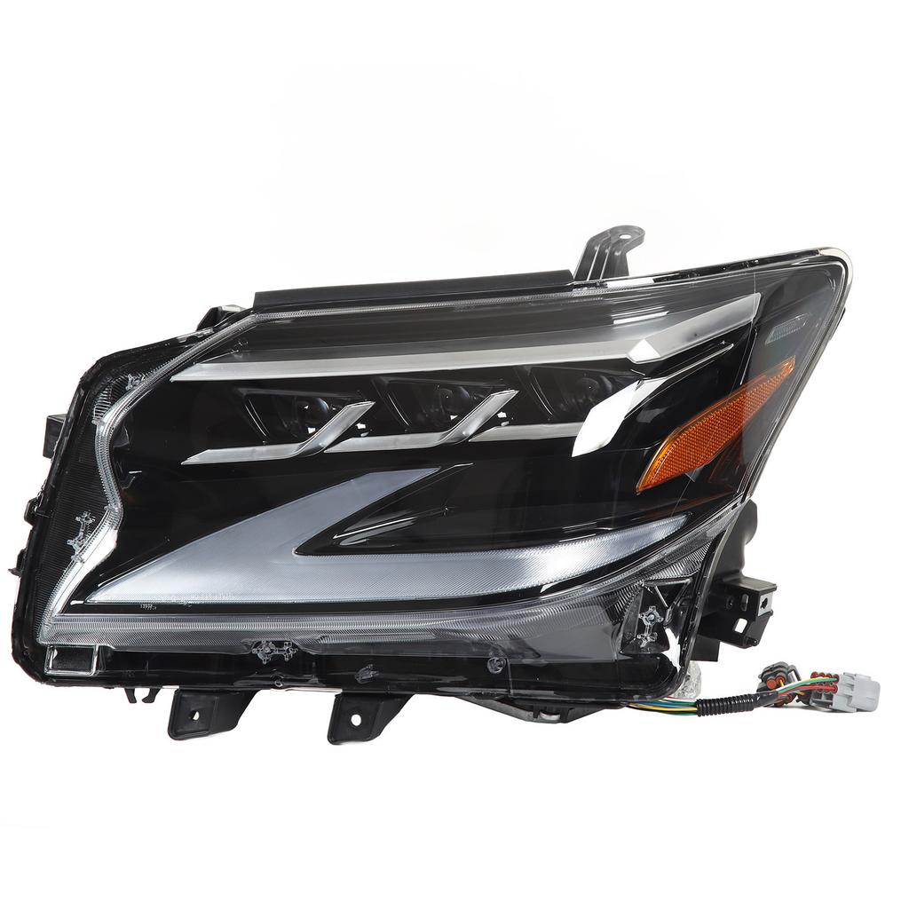 Fari Anteriori per Auto Stile Full LED Trasparenti 3 Lenti Protezione IP67 Gruppo Faro Adatto per GX460 dal 2010 al 2020