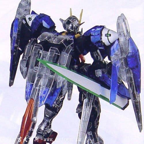 BANDAI PG Mobile Suit Gundam OO (Double O) 1/60 00 Raiser Color Clear Body Plastic Model (PG 00 Raiser First Purchase Campaign Limited)