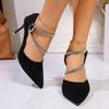 French Style Women's High Heels 2025 New Spring Autumn Versatile Fairy Women's Style Midsole Void Single Shoe Womens