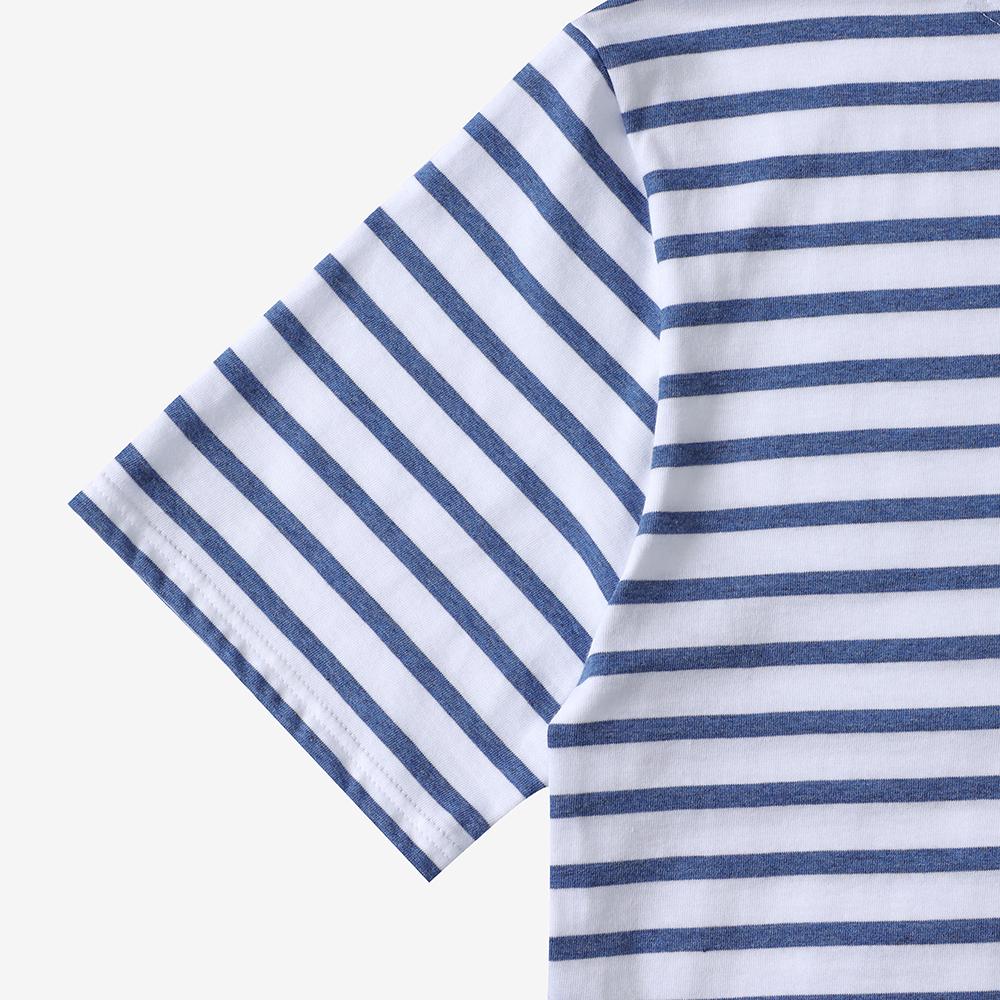 SAINT JAMES Levan 18 Round Neck Short Sleeve T-Shirt (Ncr) Asjm2614334-Ncr