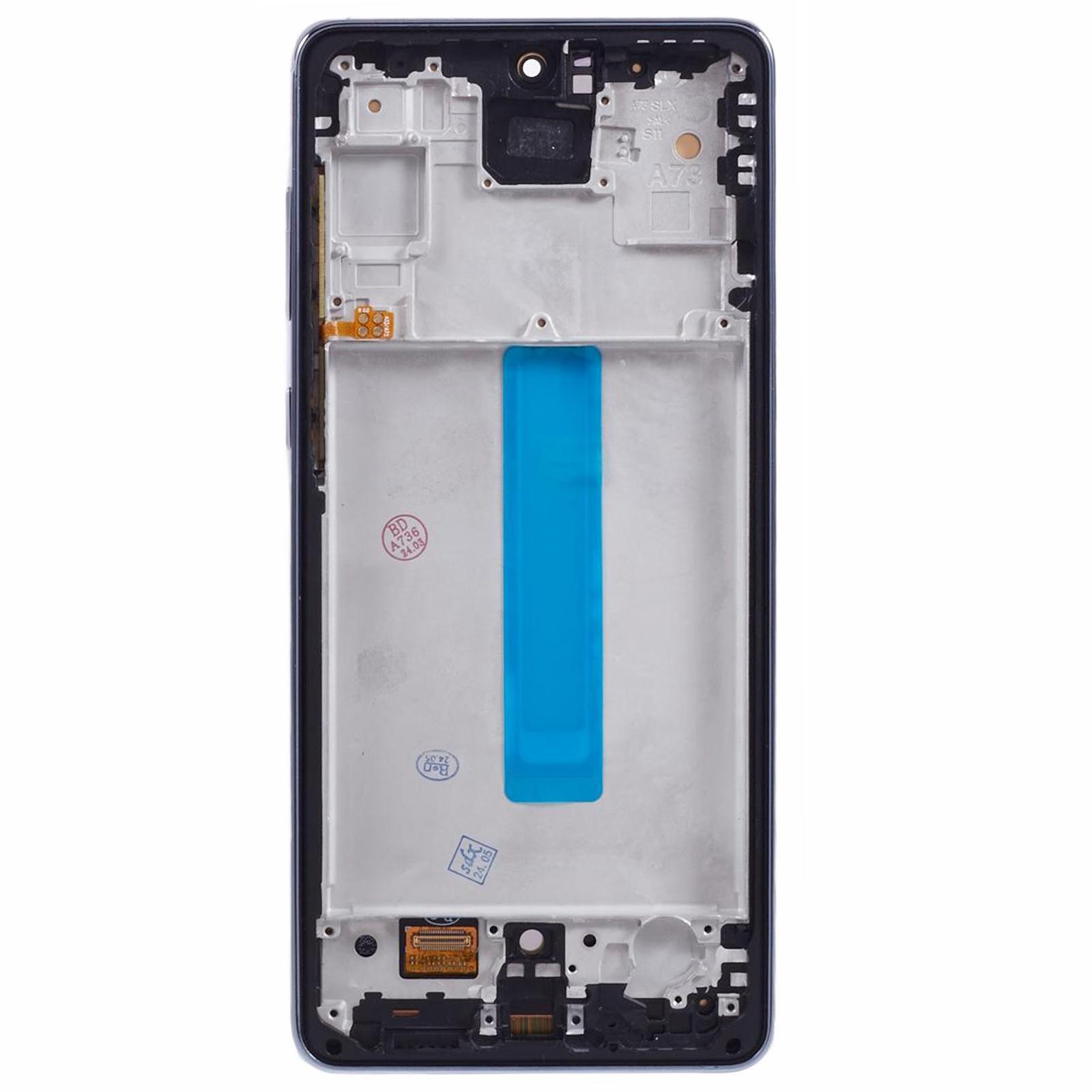

For Samsung Galaxy A73 5G A736 6.36 inch Grade C OLED Screen and Digitizer Assembly+Frame Replacement Part (Without Logo) Type A