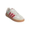 Adidas Barreda Decode Leather Suede Versatile Lightweight Comfortable Fashion Low-Top Training Shoes Kids Training Shoes Off-White Bright-Red JQ8855