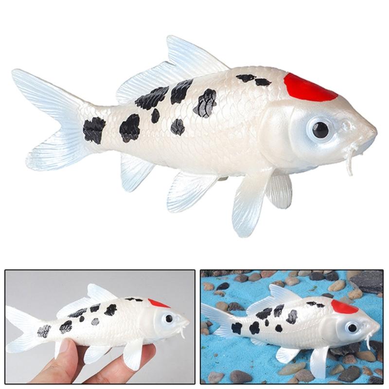 Collectible Goldfish with Playset Detailed Wildlife Figures for Imaginative Play Boys and Girls Home Decoration Ornament