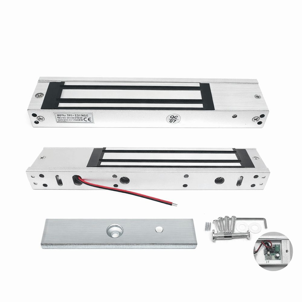 60/280KG Haltekraft Elektrisches Magnetisches Türschloss Türzugangskontrollschloss Auswärts öffnende Tür