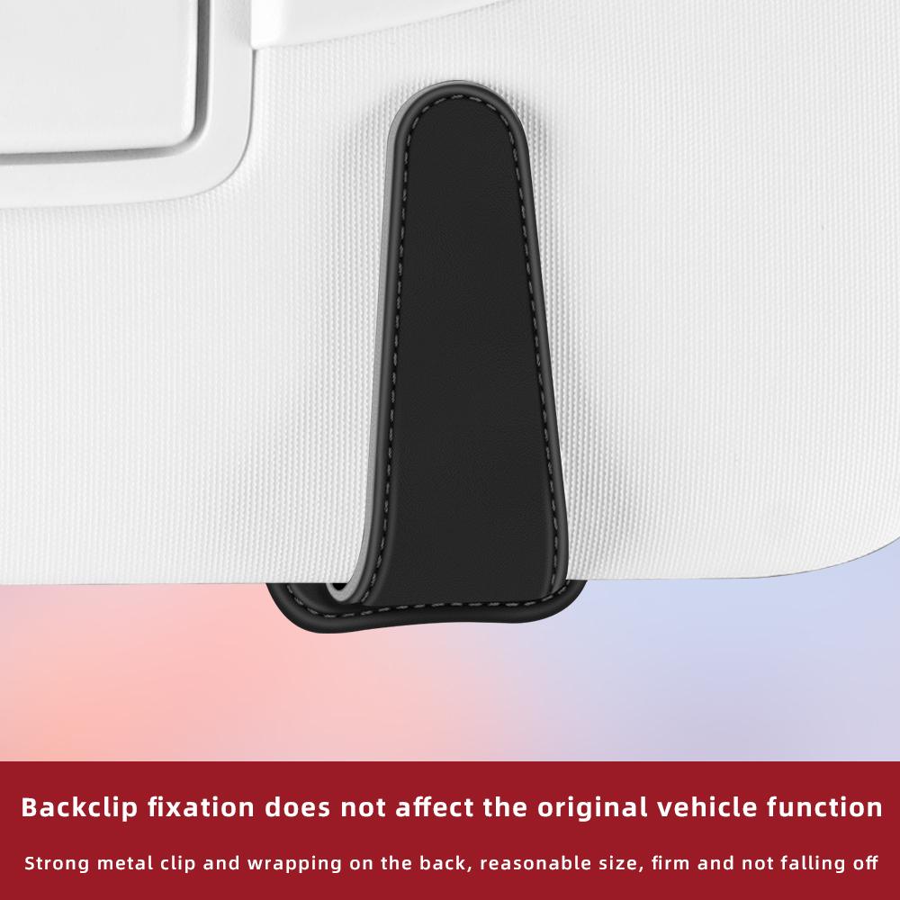 Am Auto montierter Brillenclip Aufbewahrung Auto magnetische geschlossene Brillentasche Auto Innenraum Sonnenbrillen Brillenetui