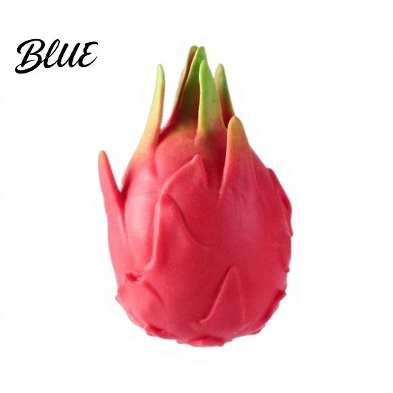 Dragon Fruit Stress Toy 1/2Pcs Simulation Squeeze Relief Dragonfruit Sensory Ball Soft Stretchy Shape Home Office Desk Reliever