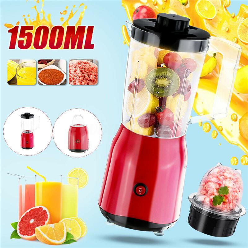 1500ML 250W Electric Fruit Juicer Smoothie Maker Blender Machine