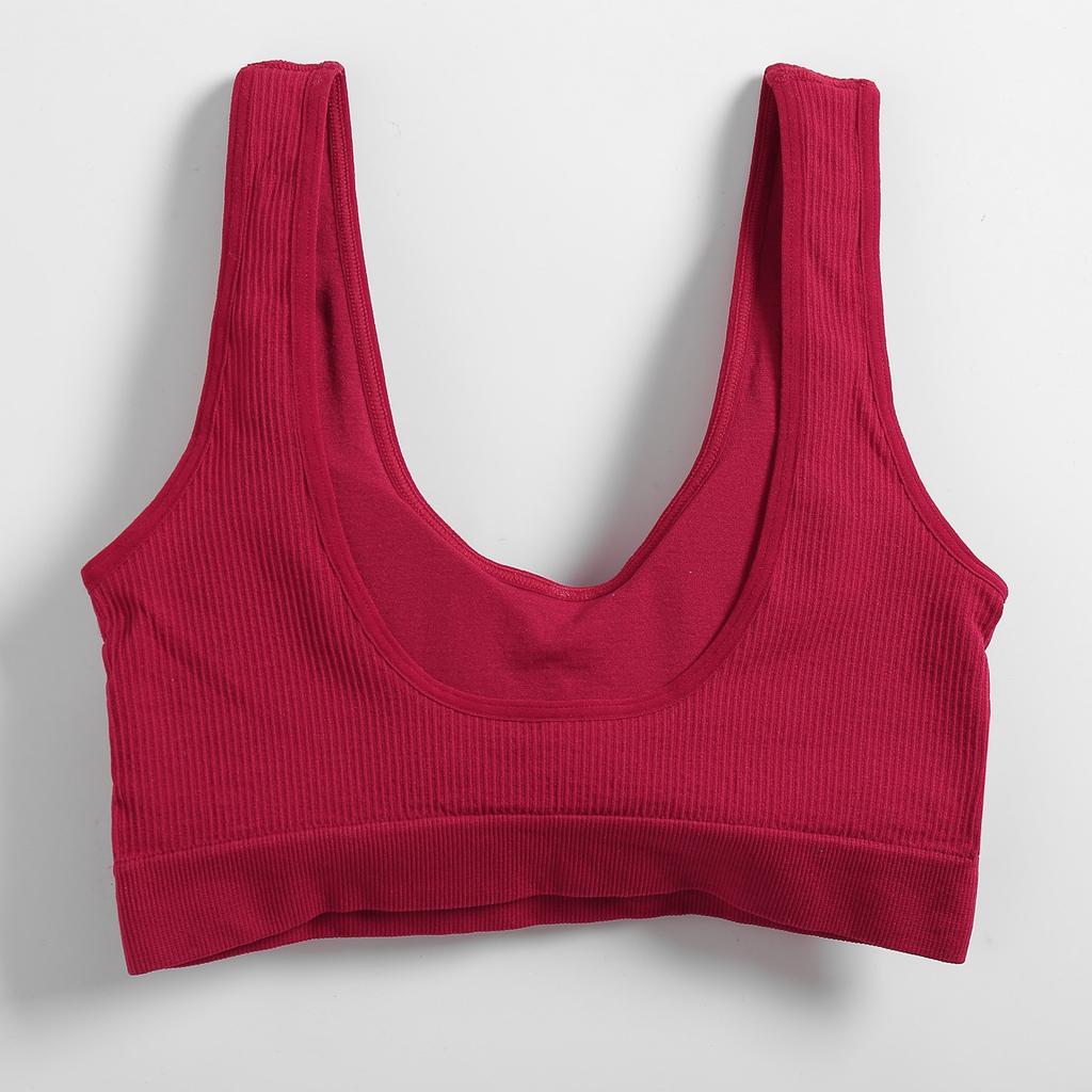 FINETOO Padded Tube Tops Sexy Crop Top Seamless Underwear U-Back Wrapped Chest Streetwear Female Fitness Tops Tank Lingerie 2020