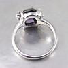 Purple 'Scarlett' Silver Ring