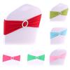 3pcs Chair Cover Chair Cover Elastic Stretch Removable Bowknot Decorative Accessories