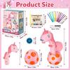KETIEE Unicorn Drawing Projector Toys for Ages 5-7: Tracing and Drawing Projector for Kids with Cute Unicorn Look, Smart Art Sketcher Projector with
