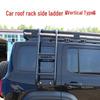 SUV Roof Rack Compatible Side Climbing Ladder for Luggage Modification