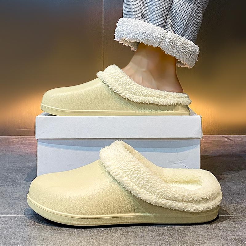 

Зимние мужские теплые хлопковые тапочки плюшевые шлепанцы уличные домашние теплые туфли мужчины женщины домашние спальные хлопковые тапочки большой размер 46 47 36-37 хаки