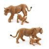 Animal Paradise Forest Animal Cognitive Figure Model Simulation Toy, Lion Family Of Three Optional