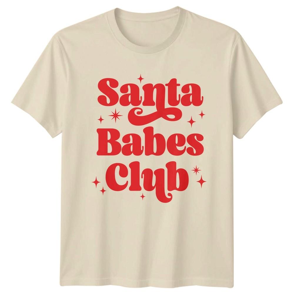 Santa Babes Club Christmas Holidays Unisexs TShirt Unisexs Graphic Tee a