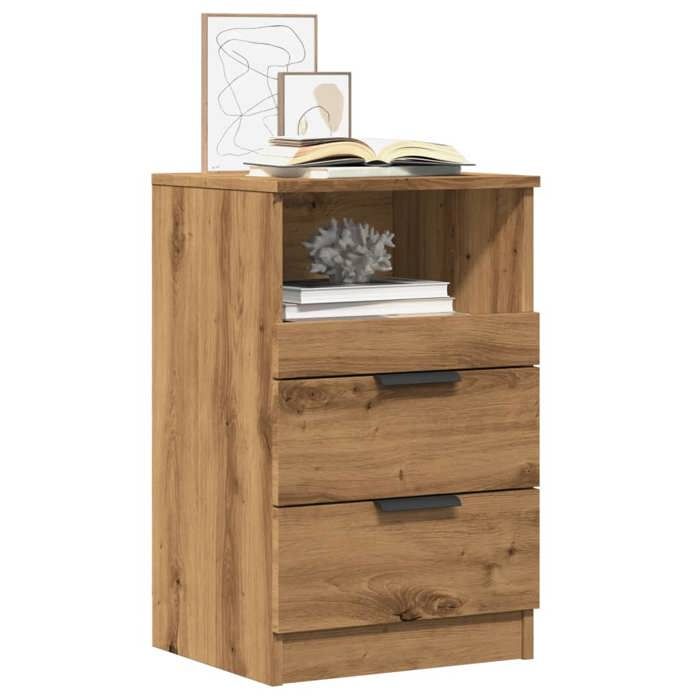 VidaXL Bedside Table Artisan Oak 40x36x65 Cm Engineered Wood, Cabinet, Bedroom Furniture, Support of 856846