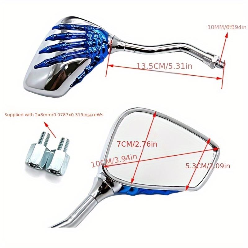 

Для мотоцикла модифицированное зеркало заднего вида зеркало заднего вида электромобиля зеркало заднего вида рука черепа синий